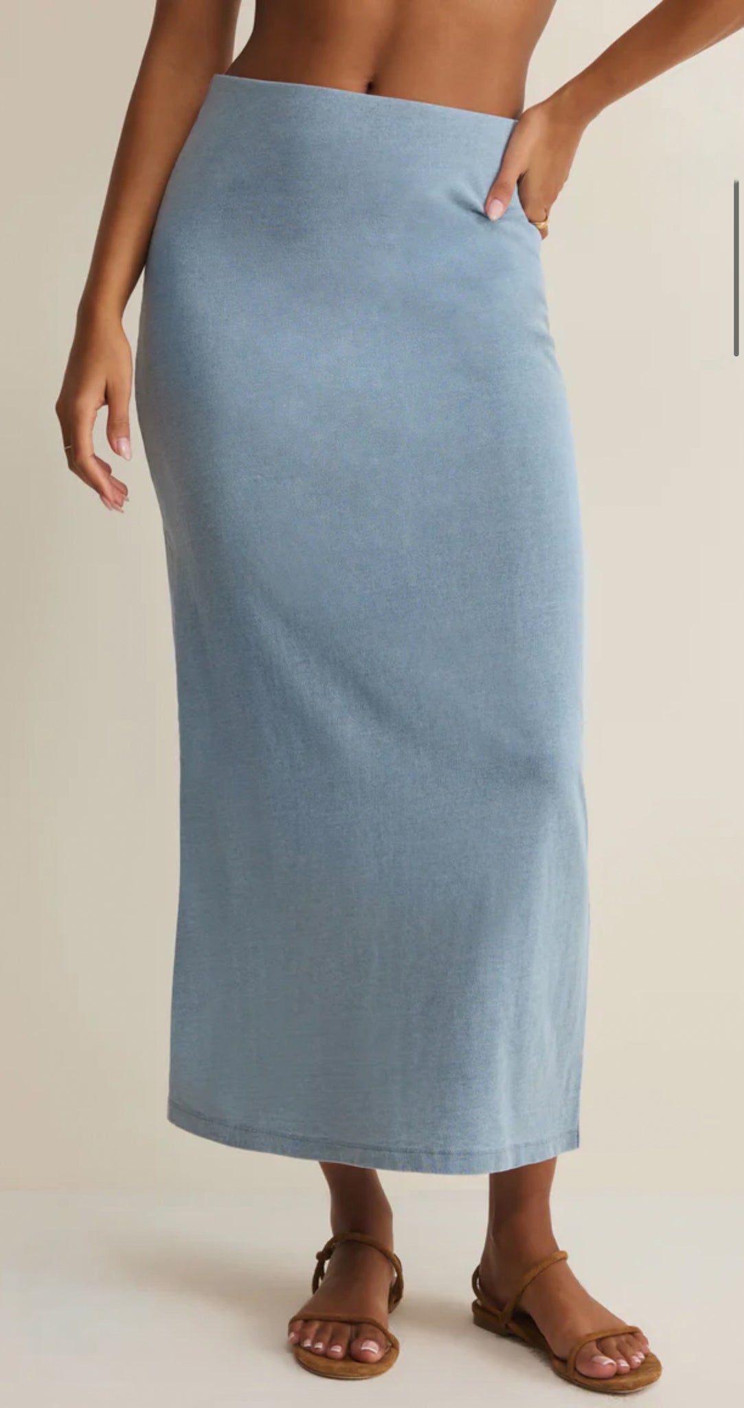 Ocean Air Gail Jersey Midi Skirt