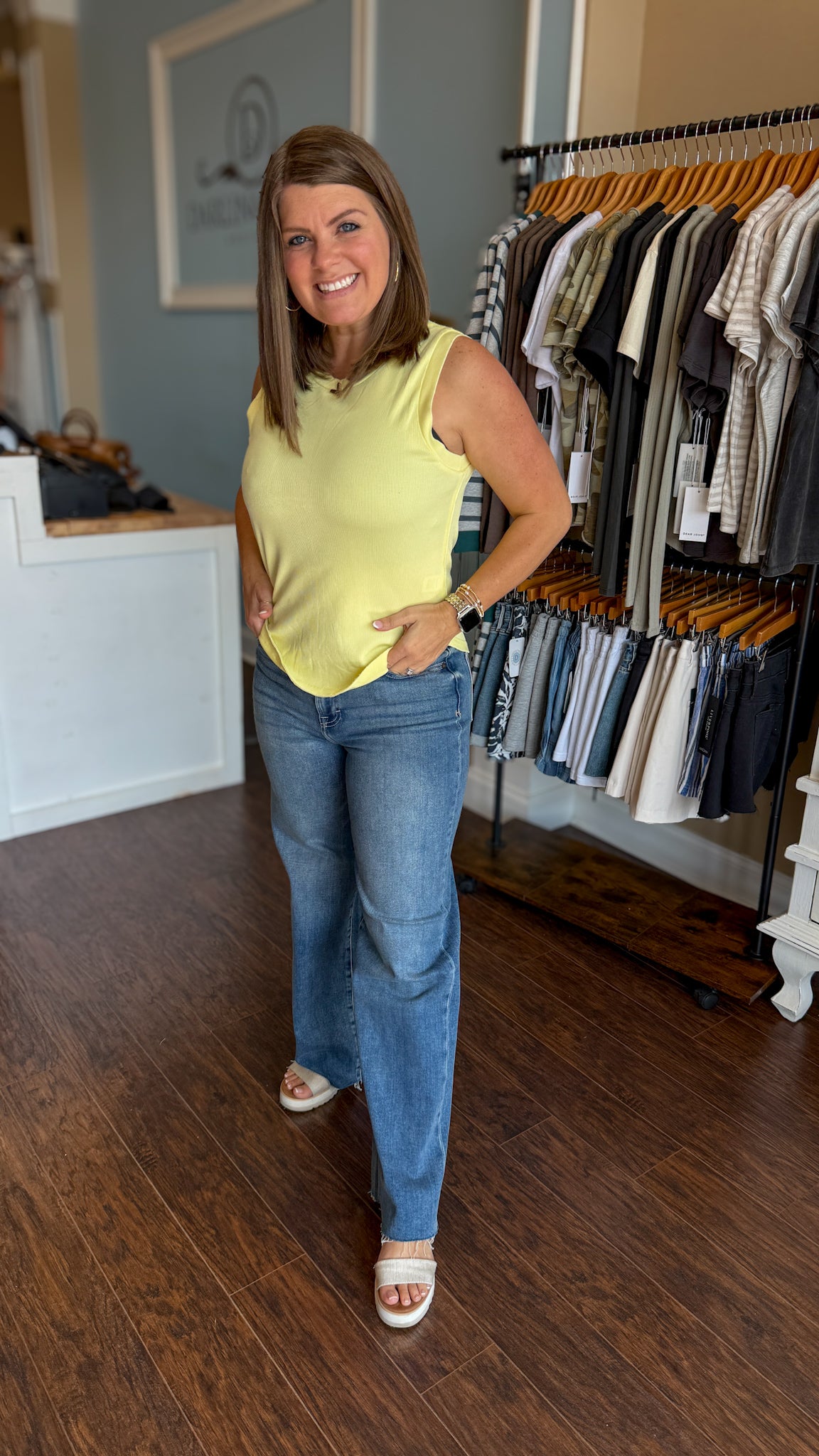 Yellow Joliet Tank Top