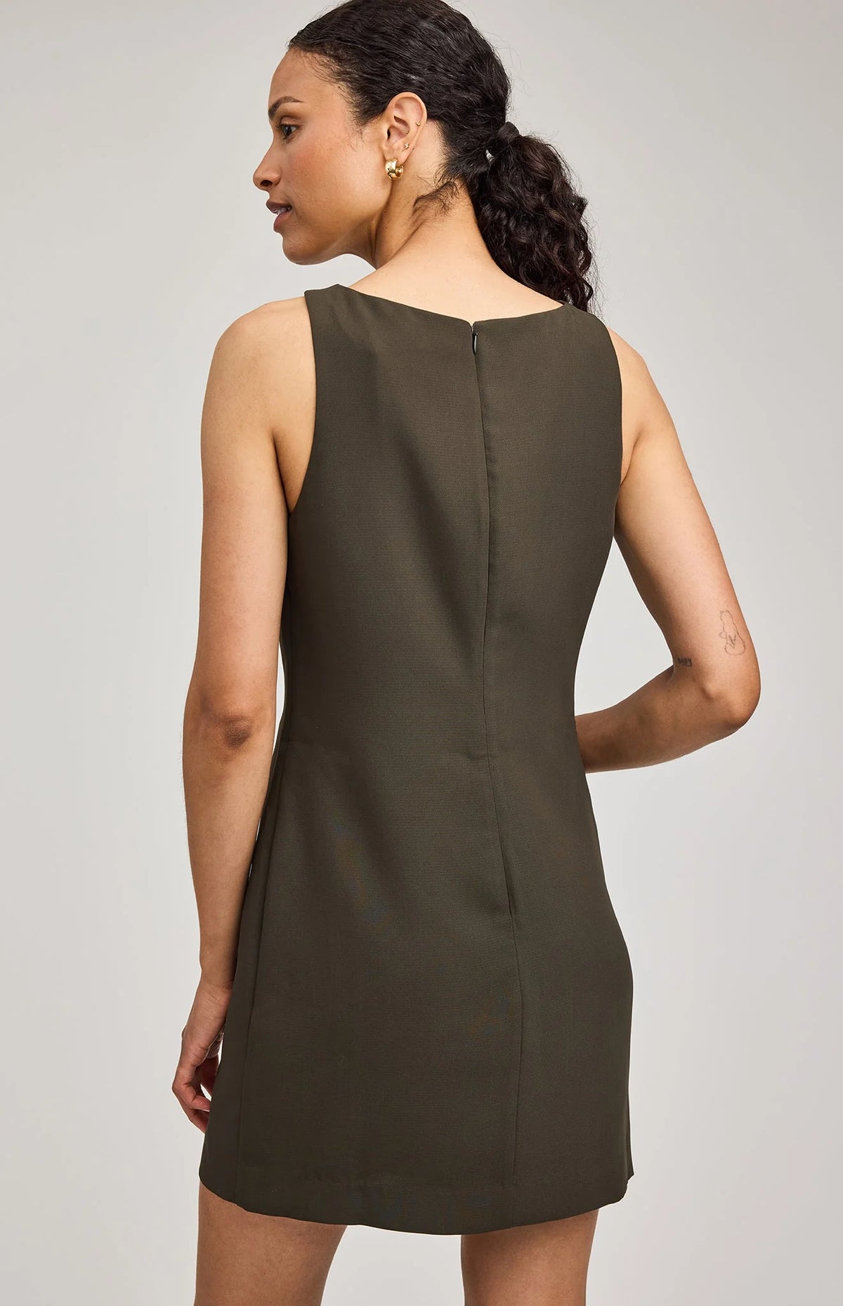 Olive Green Etta Dress