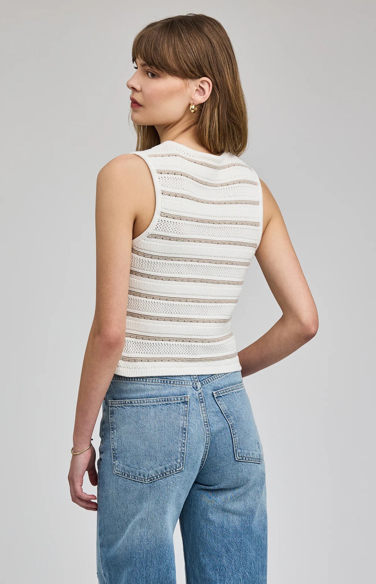 Beechwood Stripe Mariana Knit Top