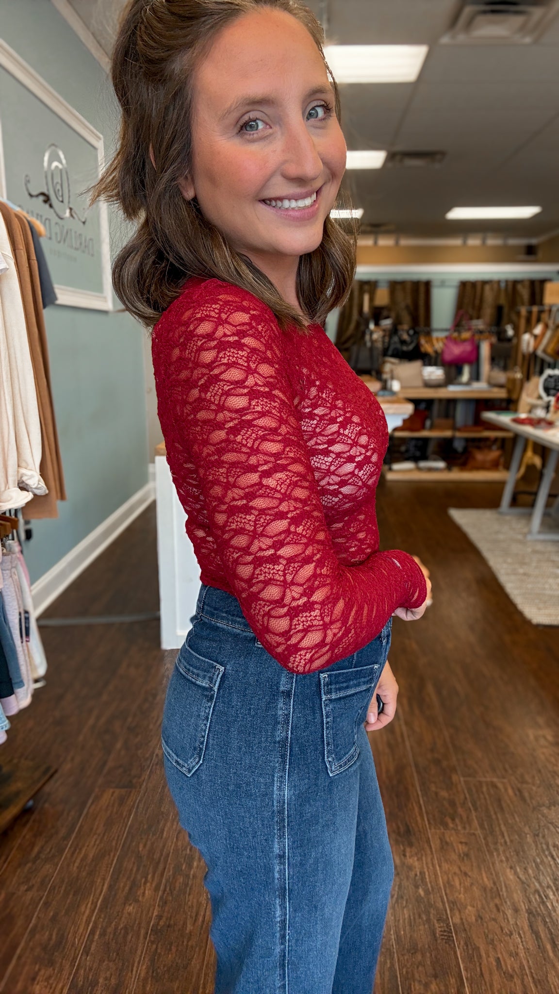 Deep Berry Kevin Longsleeve Top