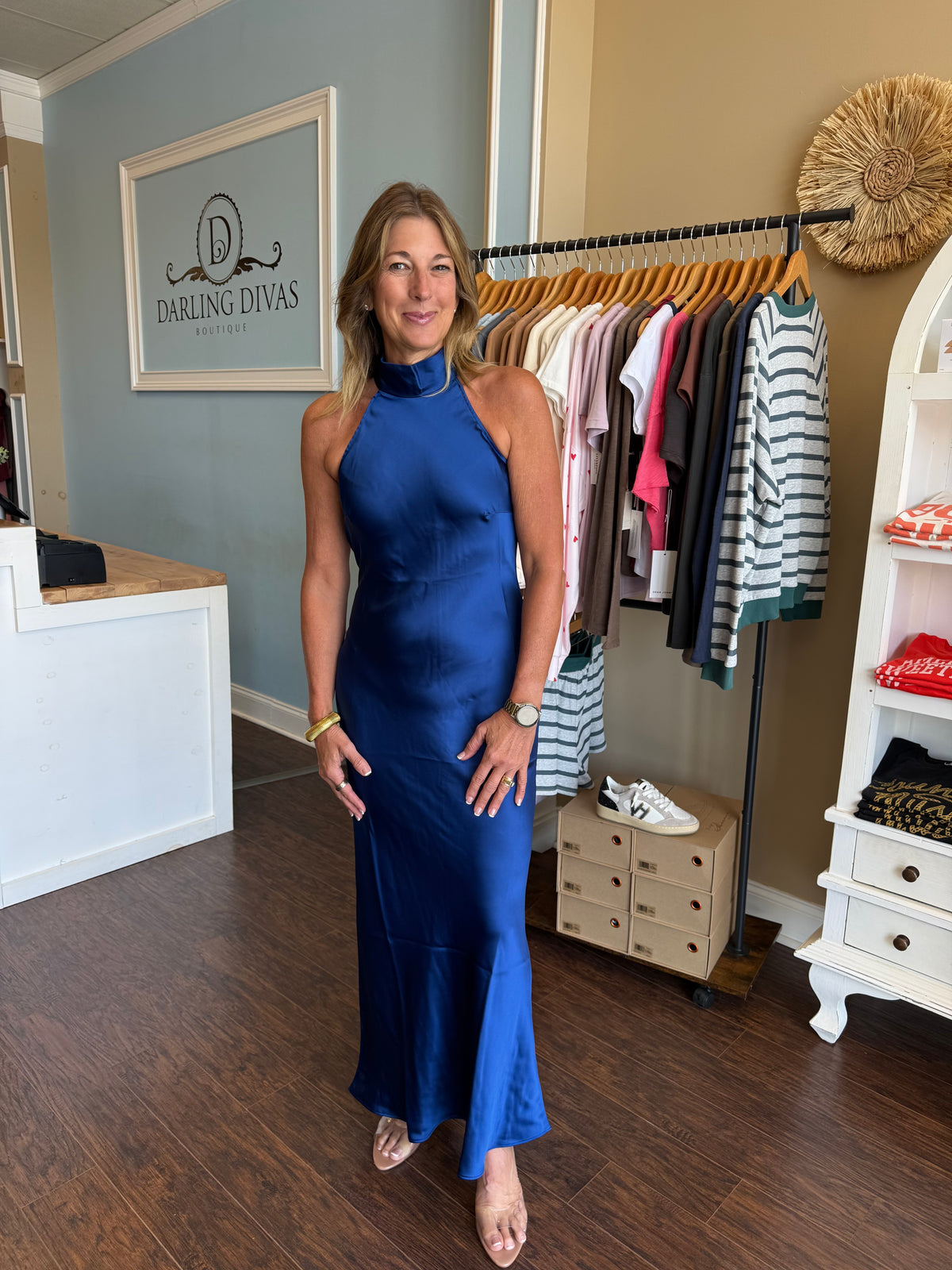 Deep Blue Lara Dress