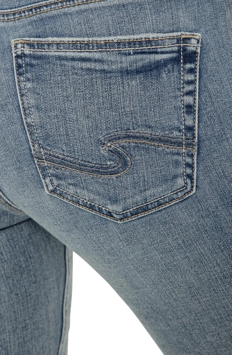 Suki Straight Crop Jean in Mothers Beach