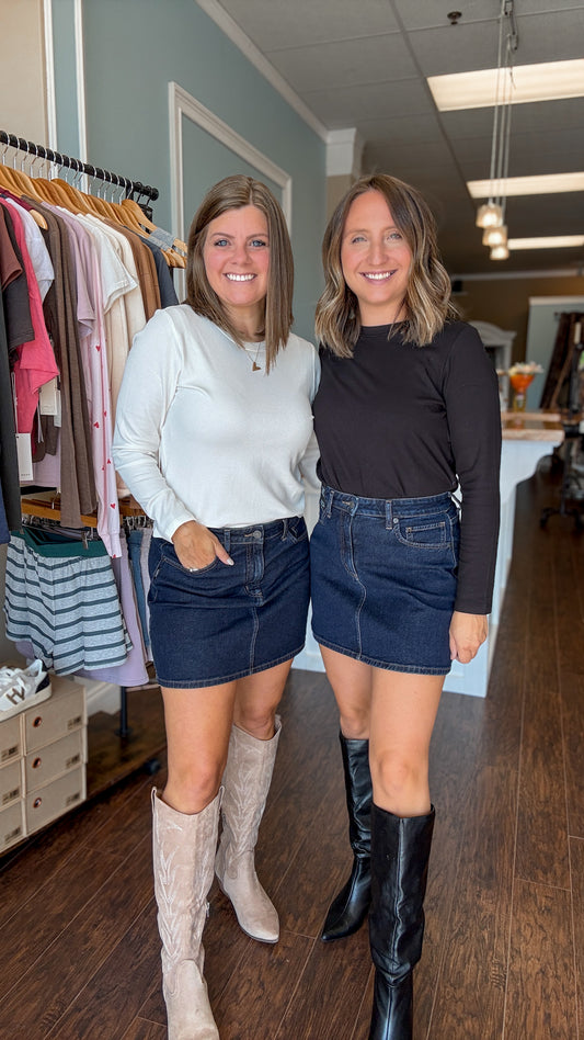 Radiant A Line Mini Skirt