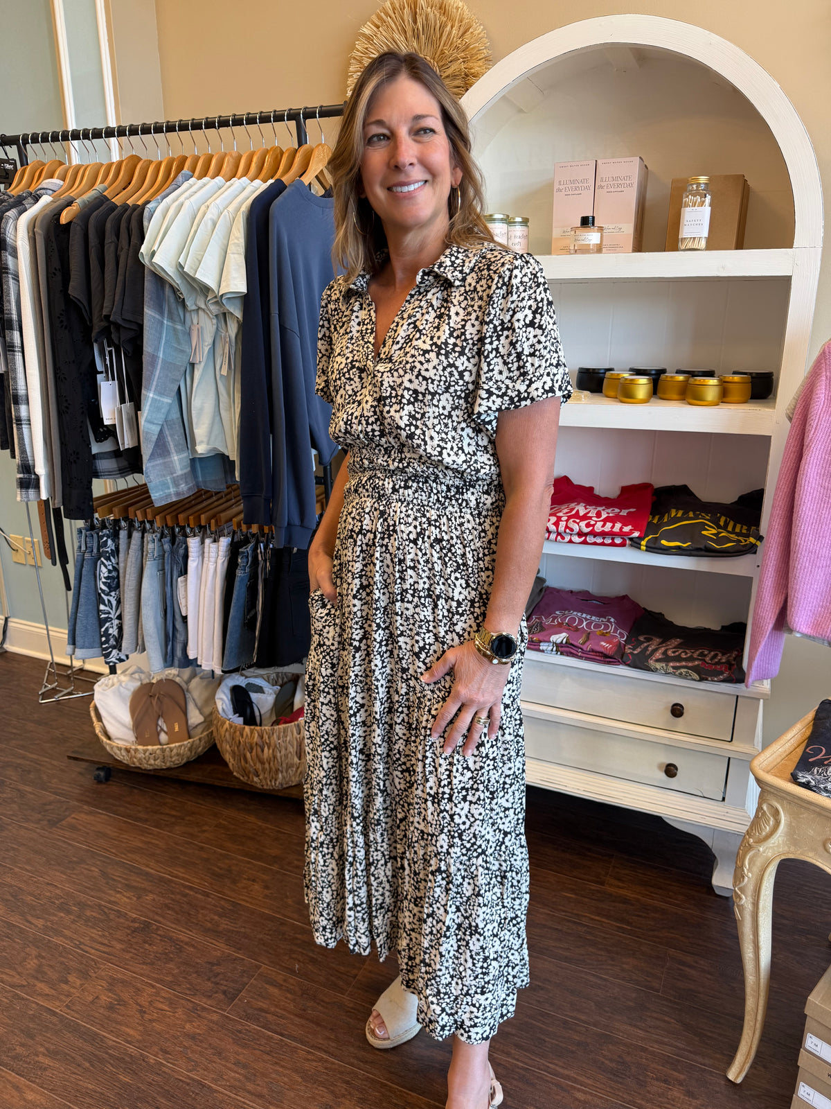 Black Pansey Graciela Dress