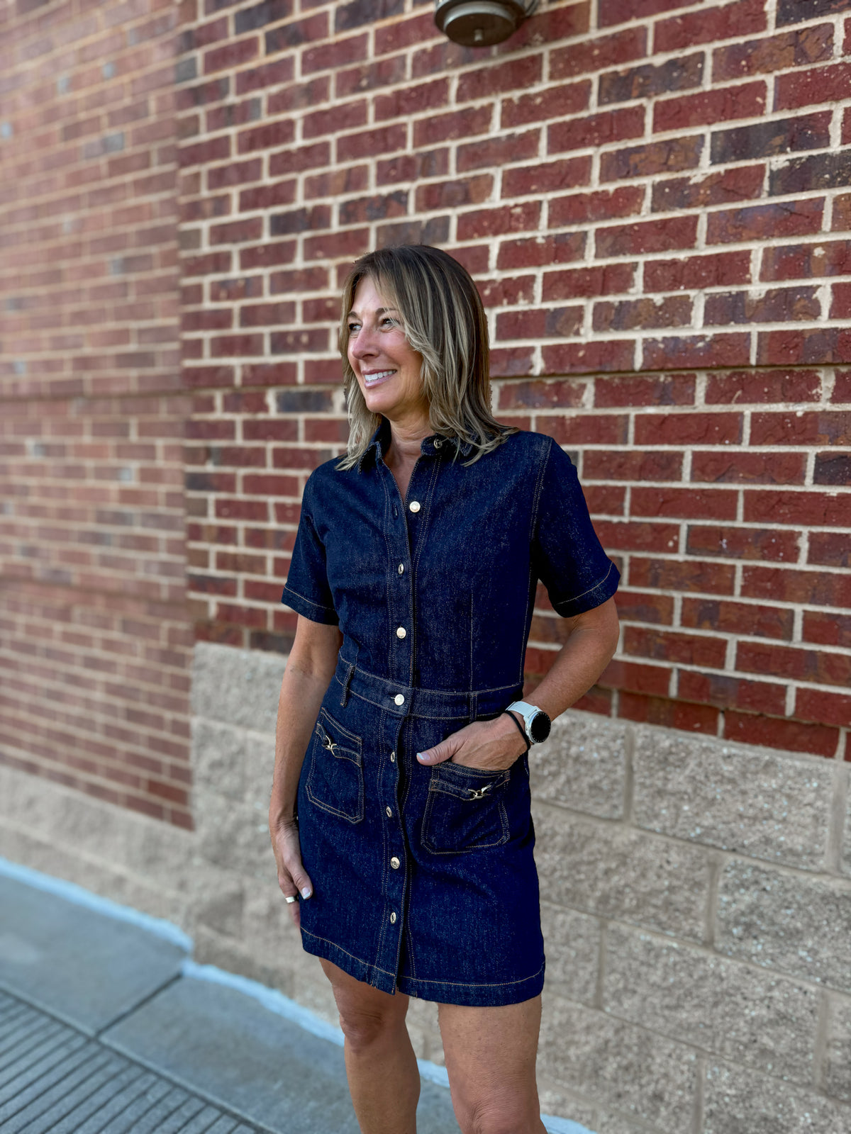 Crush Denim Dress