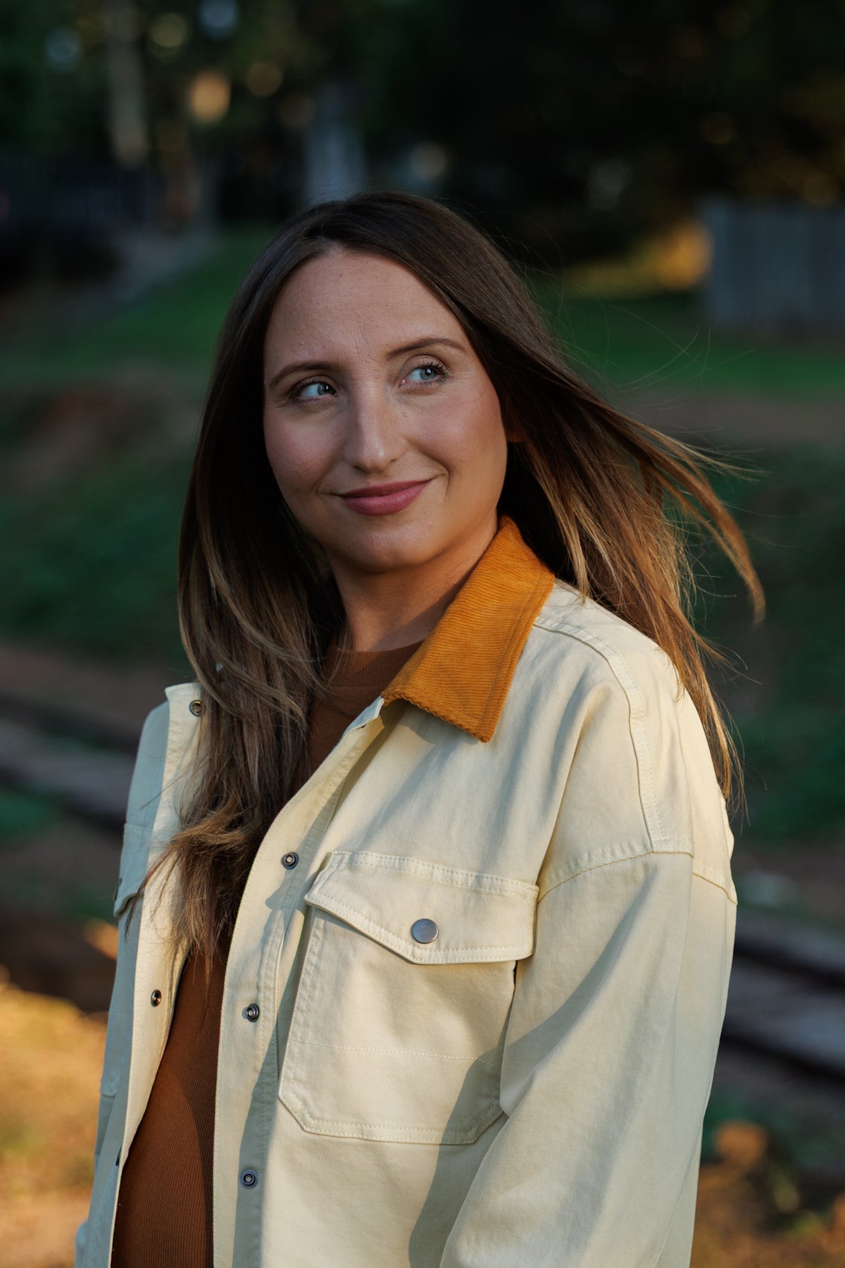 Cashew Cropped Gina Jacket