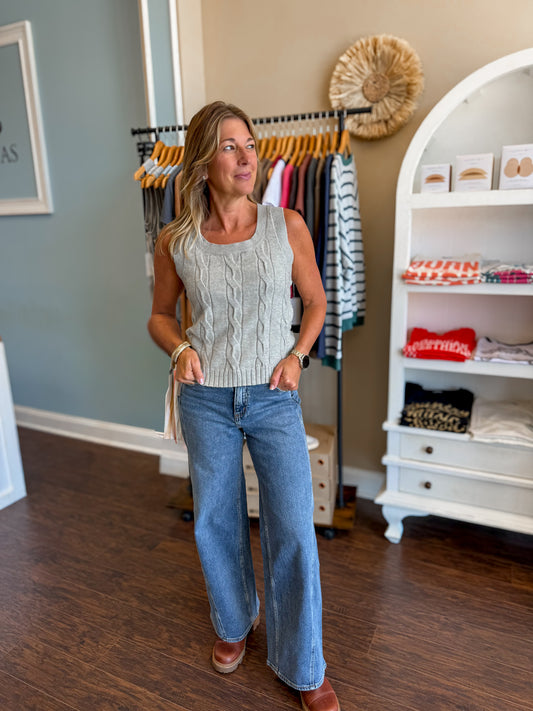 Ibister Wide Leg Jean in Lazy Days